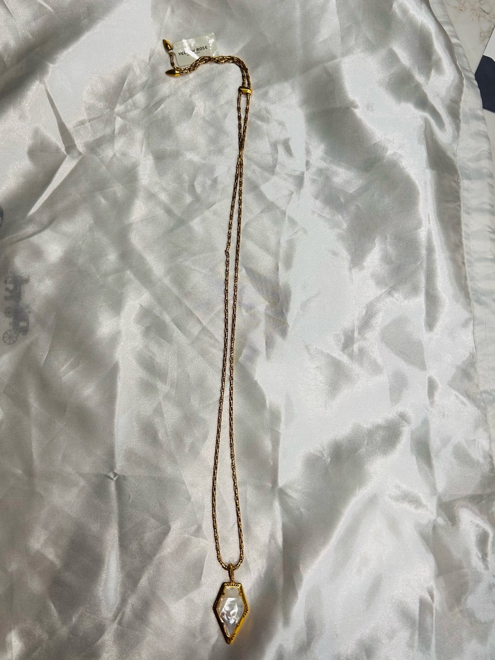 Kendra Scott/Yellow Rose - Tessa Necklace NWT - Picture 9 of 10